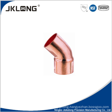 J9008 forged copper 45 deg socket elbow copper pipe light fitting